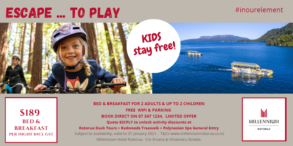 Millennium Hotel Rotorua - Escape to Play